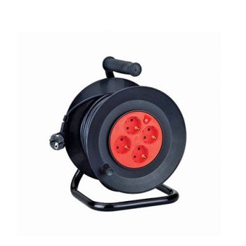 Μπαλαντέζα καρούλι 15m Μαύρη/Κόκκινη KF-BG-15A Telco