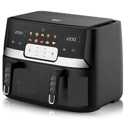Φριτέζα αέρος χωρητικότητας 9L με 2 αποσπώμενους κάδους - 1700Watt - Οθόνη αφής