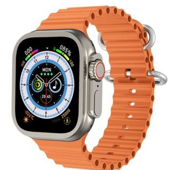 Bluetooth Smartwatch με οθόνη 2,01" AMOLED αδιάβροχο IP67 για Android/iOs με 7 λουράκια