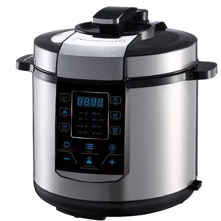 Πολυμάγειρας 6Lt - 1000Watt με 14 διαφορετικές επιλογές μαγειρέματος – Ανοξείδωτο σώμα - Οθόνη LCD