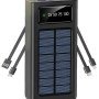 Ηλιακό Power Bank μπαταρία για κινητά - Gps - Camera κ.λ.π. με ψηφιακή ένδειξη φορτίου 30.000mAh και φακό