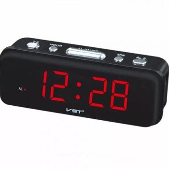 Ψηφιακό ρολόι ρεύματος ξυπνητήρι 220 volt με μεγάλα φωτιζόμενα ψηφία