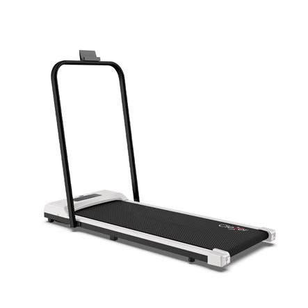 Φορητός Διάδρομος Γυμναστικής με Τηλεχειριστήριο - Ταχύτητα έως 10km - Smart με Bluetooth Ηχεία και Βραχίονα Clever A1-F Λευκό Χρώμα