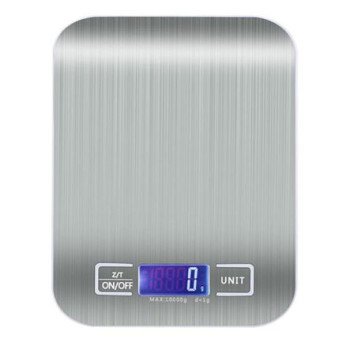Ζυγαριά κουζίνας ακριβείας ψηφιακή Inox 5kg με διαβάθμιση 1gr
