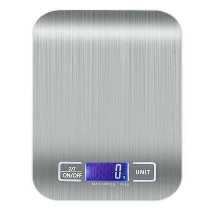 Ζυγαριά κουζίνας ακριβείας ψηφιακή Inox 5kg με διαβάθμιση 1gr