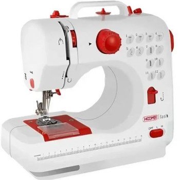 Ραπτομηχανή 500W με μπουτόν ποδιού - Διπλή Κλωστή - Ρυθμιζόμενο Μήκος Βελονιάς - Φωτιζόμενη Κεφαλή