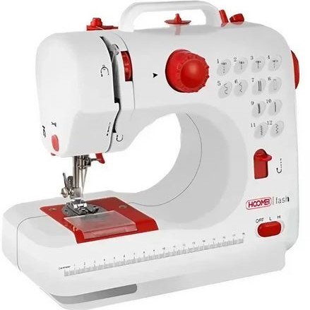 Ραπτομηχανή 500W με μπουτόν ποδιού - Διπλή Κλωστή - Ρυθμιζόμενο Μήκος Βελονιάς - Φωτιζόμενη Κεφαλή