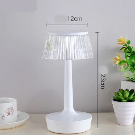 Επιτραπέζιο Διακοσμητικό Φαναράκι LED RGB Κρυστάλλινο Αφής