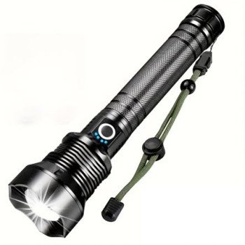 Επαναφορτιζόμενος φακός 9000 lumens με 3 λειτουργίες φωτισμού και εμβέλεια έως 500 μέτρα