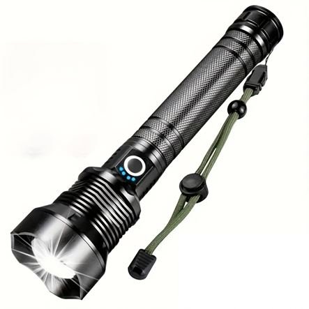 Επαναφορτιζόμενος φακός 9000 lumens με 3 λειτουργίες φωτισμού και εμβέλεια έως 500 μέτρα