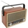 Ραδιόφωνο επαναφορτιζόμενο ρετρό με υποδοχή USB/microSD & Bluetooth/Mp3 Player