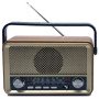 Ραδιόφωνο επαναφορτιζόμενο ρετρό με υποδοχή USB/microSD & Bluetooth/Mp3 Player