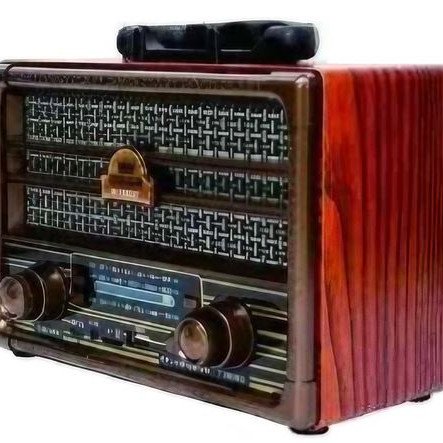 Ραδιόφωνο επαναφορτιζόμενο ρετρό με υποδοχή USB/microSD & Bluetooth/Mp3 Player