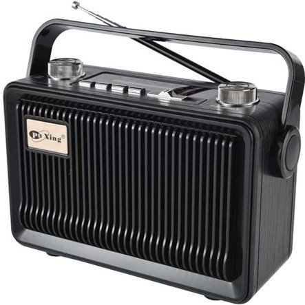 Ραδιόφωνο επαναφορτιζόμενο ρετρό με υποδοχή USB/microSD & Bluetooth/Mp3 Player