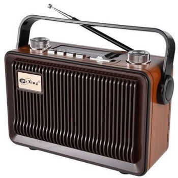 Ραδιόφωνο επαναφορτιζόμενο ρετρό με υποδοχή USB/microSD & Bluetooth/Mp3 Player