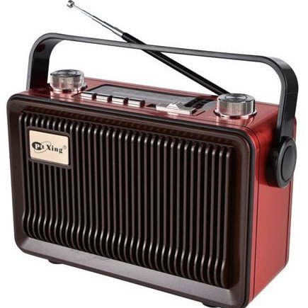 Ραδιόφωνο επαναφορτιζόμενο ρετρό με υποδοχή USB/microSD & Bluetooth/Mp3 Player