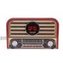Ραδιόφωνο επαναφορτιζόμενο ρετρό με υποδοχή USB/microSD & Bluetooth/Mp3 Player