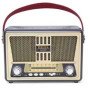 Ραδιόφωνο επαναφορτιζόμενο ρετρό με υποδοχή USB/microSD & Bluetooth/Mp3 Player