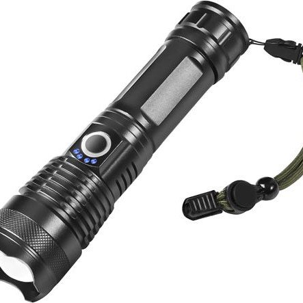 Επαναφορτιζόμενος φακός 1000 lumens με 5 λειτουργίες φωτισμού και εμβέλεια έως 100 μέτρα