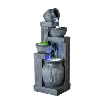 Πολυτελές Συντριβάνι Εσωτερικού Χώρου με Τρεχούμενο Νερό και LED Φωτισμό – Feng Shui