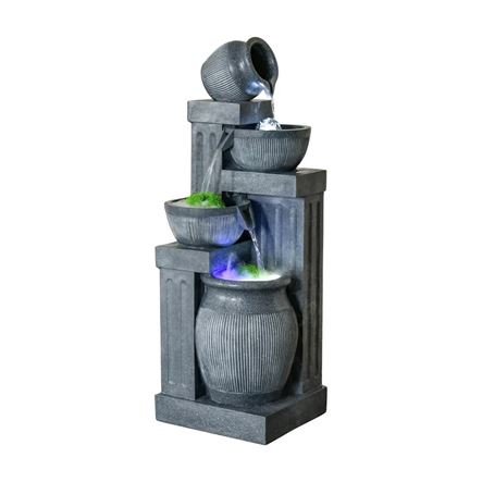 Πολυτελές Συντριβάνι Εσωτερικού Χώρου με Τρεχούμενο Νερό και LED Φωτισμό – Feng Shui