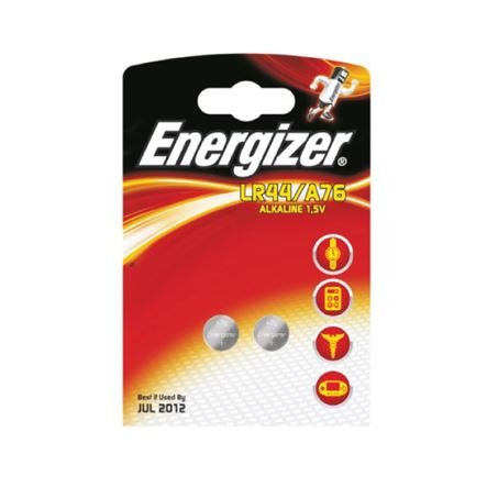 Αλκαλική μπαταρία κουμπί σε blister LR44/A76/1.5V Energizer