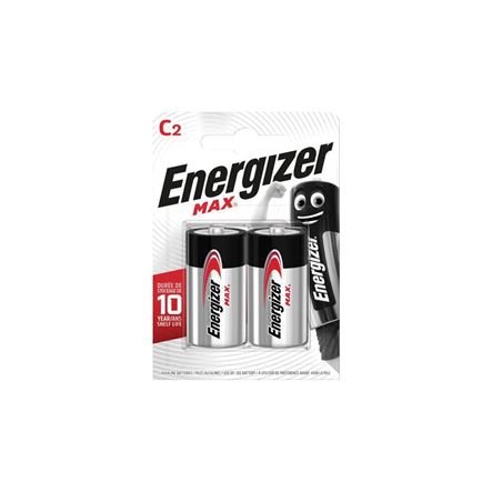 Αλκαλικές μπαταρίες 2 τεμαχίων C-LR14 MAX Energizer