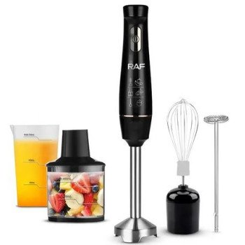 Ραβδομπλέντερ Σετ με πολυκόπτη - αυγοδάρτη και εξάρτημα για αφρόγαλα