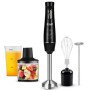Ραβδομπλέντερ Σετ με πολυκόπτη - αυγοδάρτη και εξάρτημα για αφρόγαλα