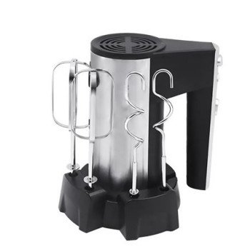 Μίξερ Χειρός 120W με 2 ζεύγη αναδευτήρων - βάση και 5 ταχύτητες