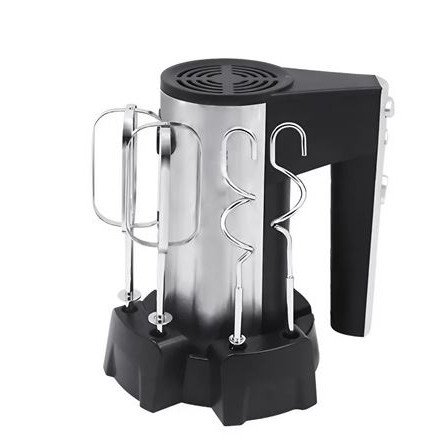 Μίξερ Χειρός 120W με 2 ζεύγη αναδευτήρων - βάση και 5 ταχύτητες