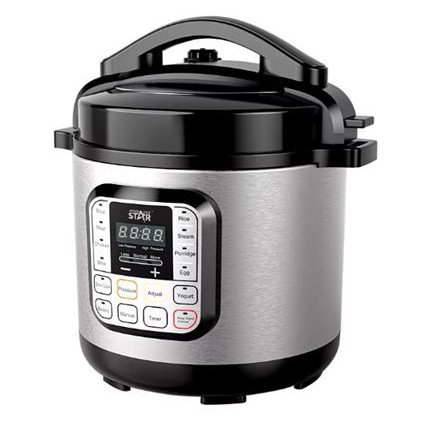 Πολυμάγειρας 6Lt - 1200Watt με διαφορετικές επιλογές μαγειρέματος – Ανοξείδωτο σώμα - Οθόνη LCD