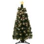 Χριστουγεννιάτικο δέντρο 90εκ. με φωτισμό οπτικών ινών
