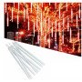 Διακοσμητική LED βροχή 8 τεμάχια x 50cm σε Κόκκινο Χρώμα