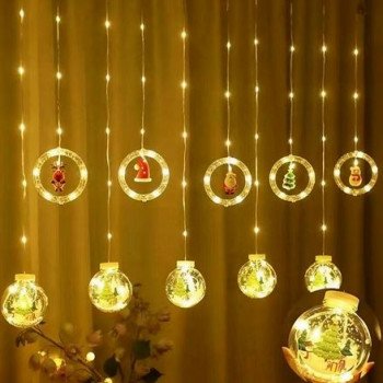 Φωτεινά Λαμπάκια LED 3m Ζεστό Θερμό σε Σειρά - Κουρτίνα