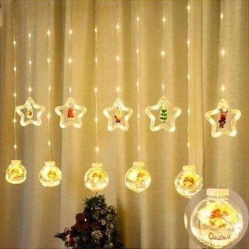 Φωτεινά Λαμπάκια LED 3m Ζεστό Θερμό σε Σειρά - Κουρτίνα