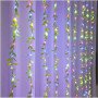 200 Φωτεινά Λαμπάκια LED RGB Πολύχρωμα σε Σειρά - Κουρτίνα