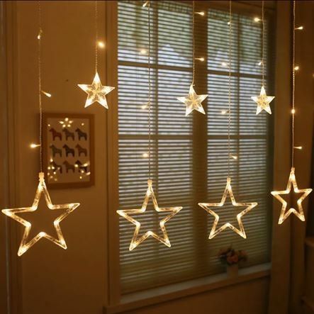 Φωτεινά Λαμπάκια LED 3m Ζεστό Θερμό σε Σειρά - Κουρτίνα