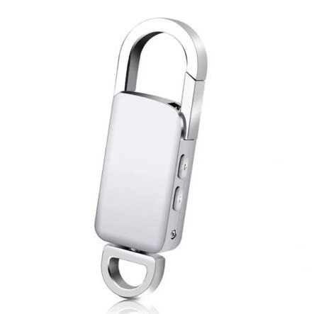 Καταγραφικό ήχου μπρελόκ μεταλλικό με ανίχνευση ήχου 8GB για έως 96 ώρες εγγραφής και σύνδεση με κινητό