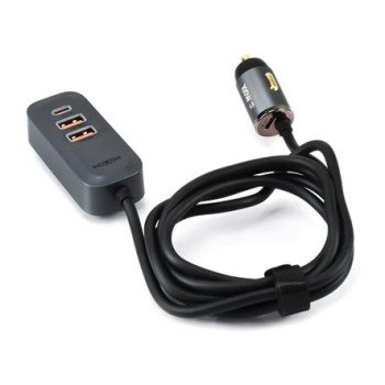 Φορτιστής αυτοκινήτου 4 θυρών 100W