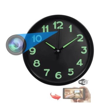 Κρυφή Κάμερα IP Ρολόι Τοίχου WiFi με Live Streaming