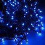 100 LED  Χριστουγεννιάτικα λαμπάκια 10m μπλε με πράσσινο καλώδιο