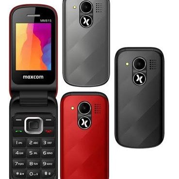 Κινητό τηλέφωνο με αναδιπλούμενο πορτάκι με κάμερα, ραδιόφωνο και πλήκτρο έκτακτης ανάγκης σε 3 χρώματα