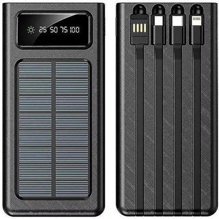 Ηλιακό Power Bank μπαταρία για κινητά - Gps - Camera κ.λ.π. με ψηφιακή ένδειξη φορτίου 20.000mAh και φακό