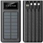 Ηλιακό Power Bank μπαταρία για κινητά - Gps - Camera κ.λ.π. με ψηφιακή ένδειξη φορτίου 20.000mAh και φακό
