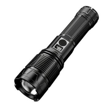Επαναφορτιζόμενος φακός led με zoom - μεγάλη αυτονομία και εμβέλεια έως 1000 μέτρα