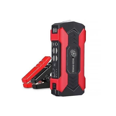 Andowl Φορητός Εκκινητής Μπαταρίας Αυτοκινήτου με Power Bank / USB / Φακό