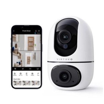 Διπλή Κάμερα Παρακολούθησης WiFi FHD 1080P με Αμφίδρομη Επικοινωνία