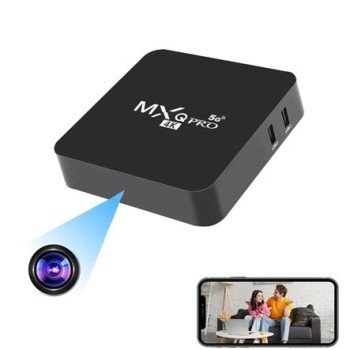 Κρυφή Κάμερα IP WIFI TV Box FHD Live Εικόνα Μέσω Ίντερνετ 32GB – Με ανίχνευση κίνησης