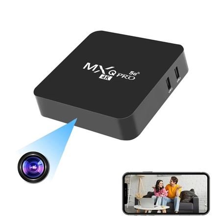 Κρυφή Κάμερα IP WIFI TV Box FHD Live Εικόνα Μέσω Ίντερνετ 32GB – Με ανίχνευση κίνησης
